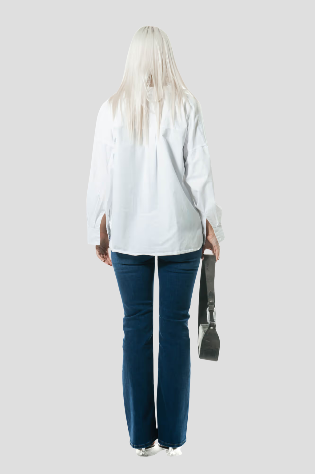 Classic Indigo | High Waist Soft Flare Tall Jeans | 99% cotton