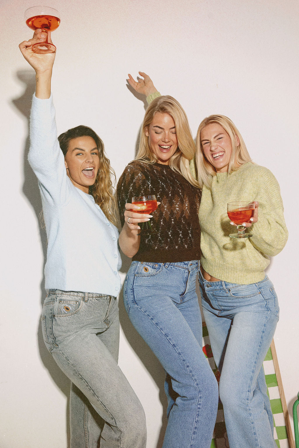 High Waist Straight Leg Jeans Tall | Light Blue | 100% Cotton